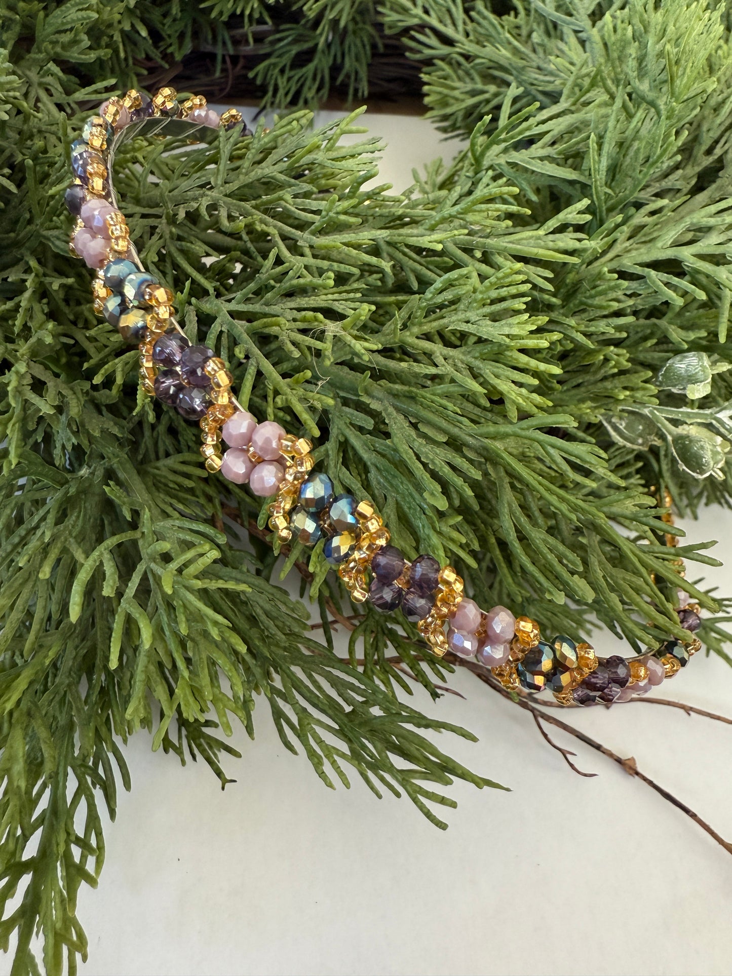 Golden Blooms Headband