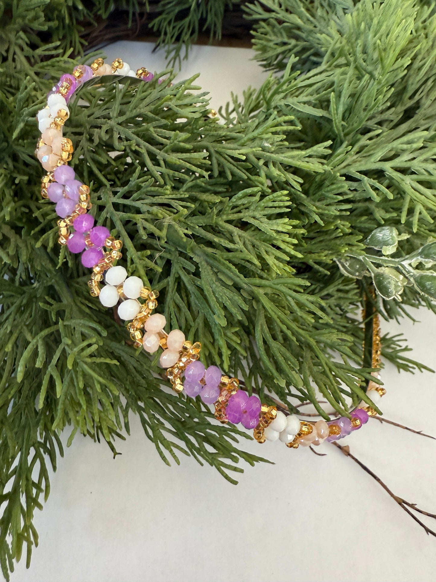 Golden Blooms Headband