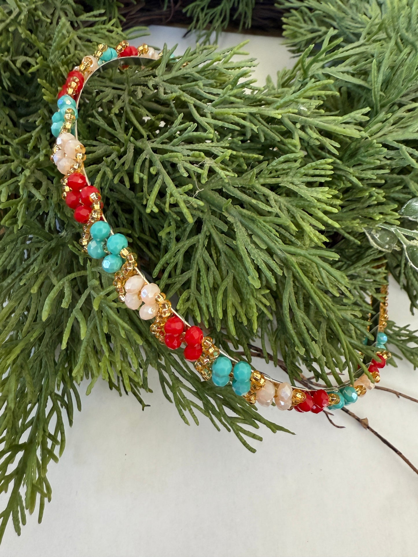 Golden Blooms Headband