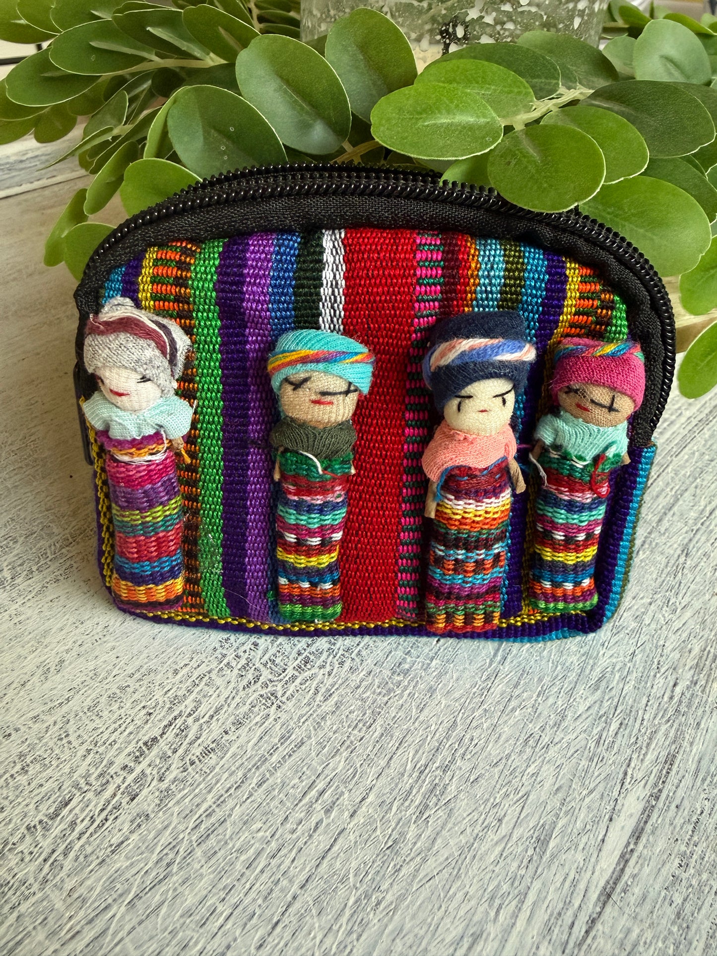 Worry doll change purse