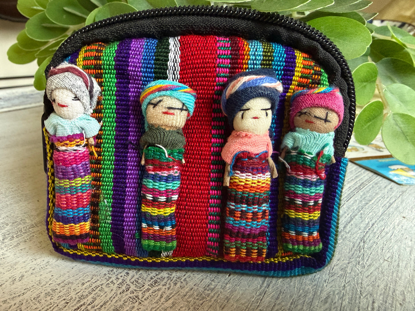 Worry doll change purse