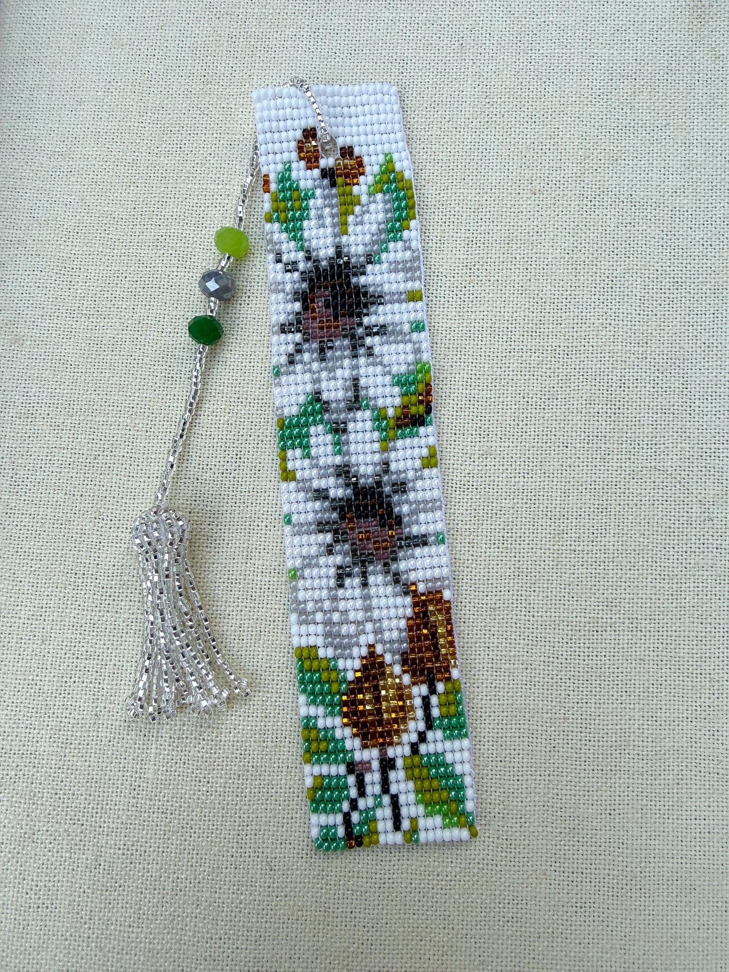 Beaded Bookmark with Tassel (Various colors)
