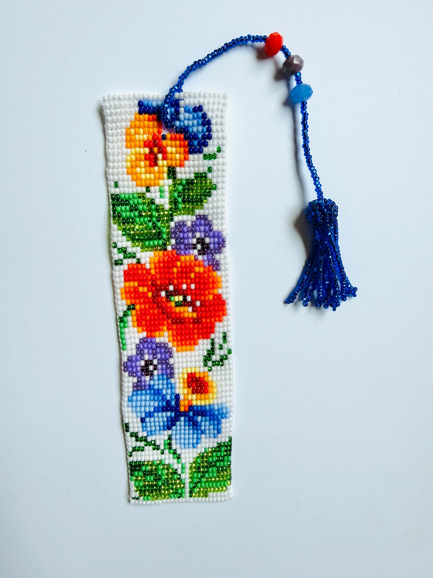Beaded Bookmark with Tassel (Various colors)