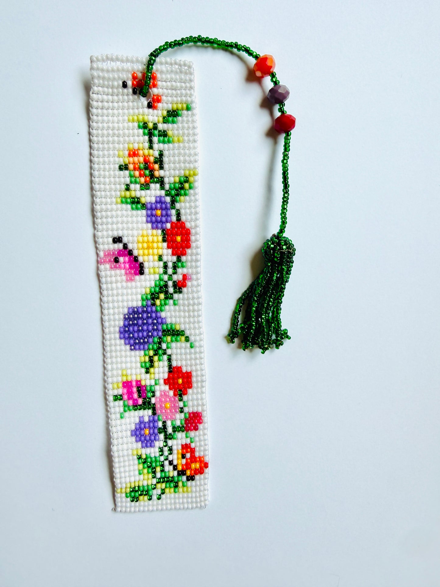 Beaded Bookmark with Tassel (Various colors)