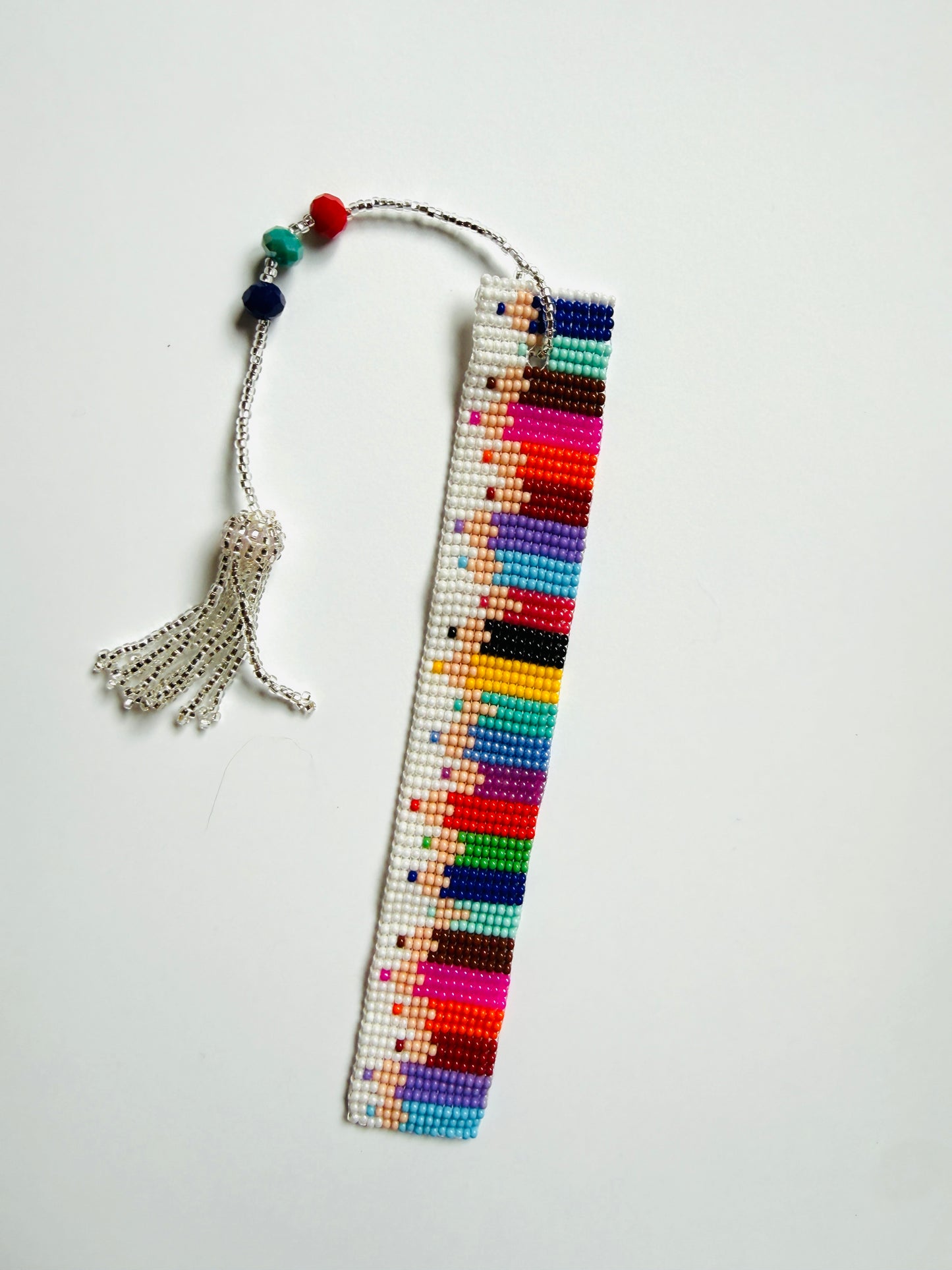 Beaded Bookmark with Tassel (Various colors)