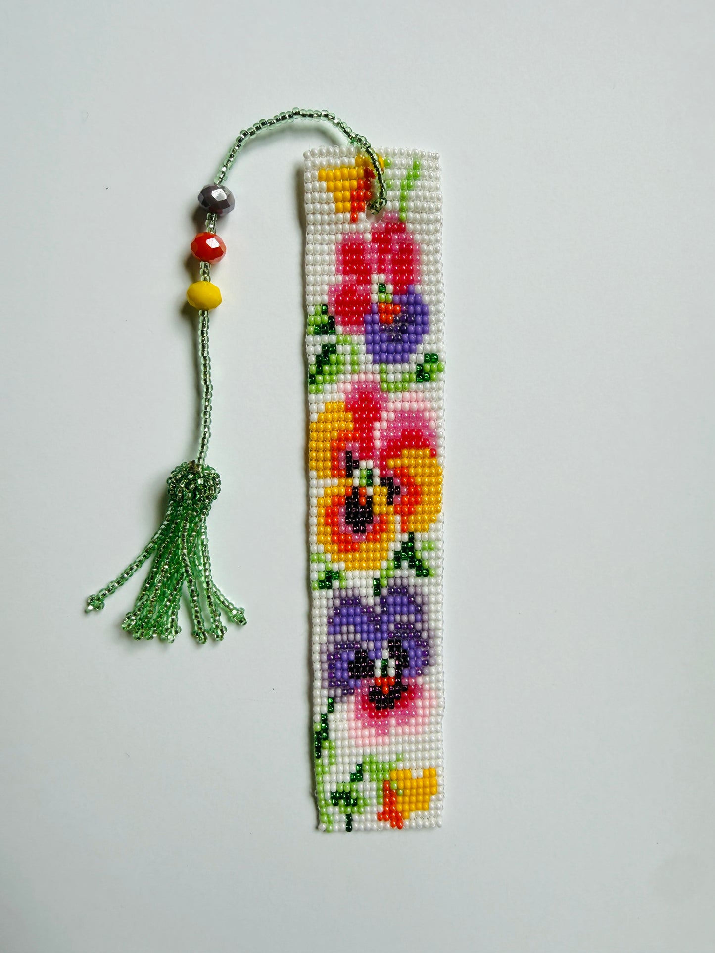 Beaded Bookmark with Tassel (Various colors)