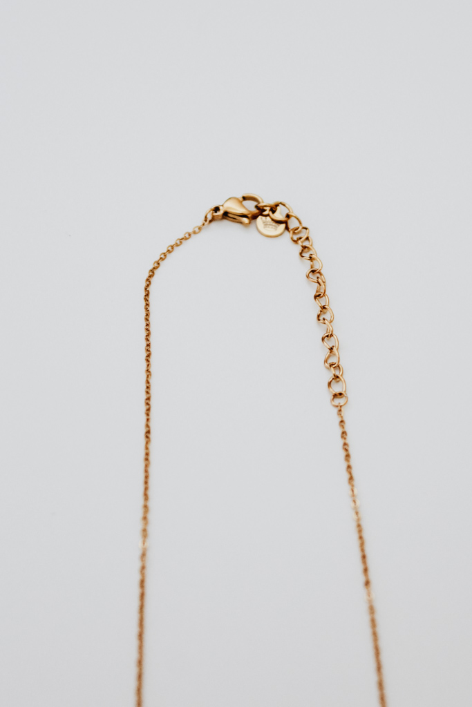 Pour Out Key Necklace in Gold