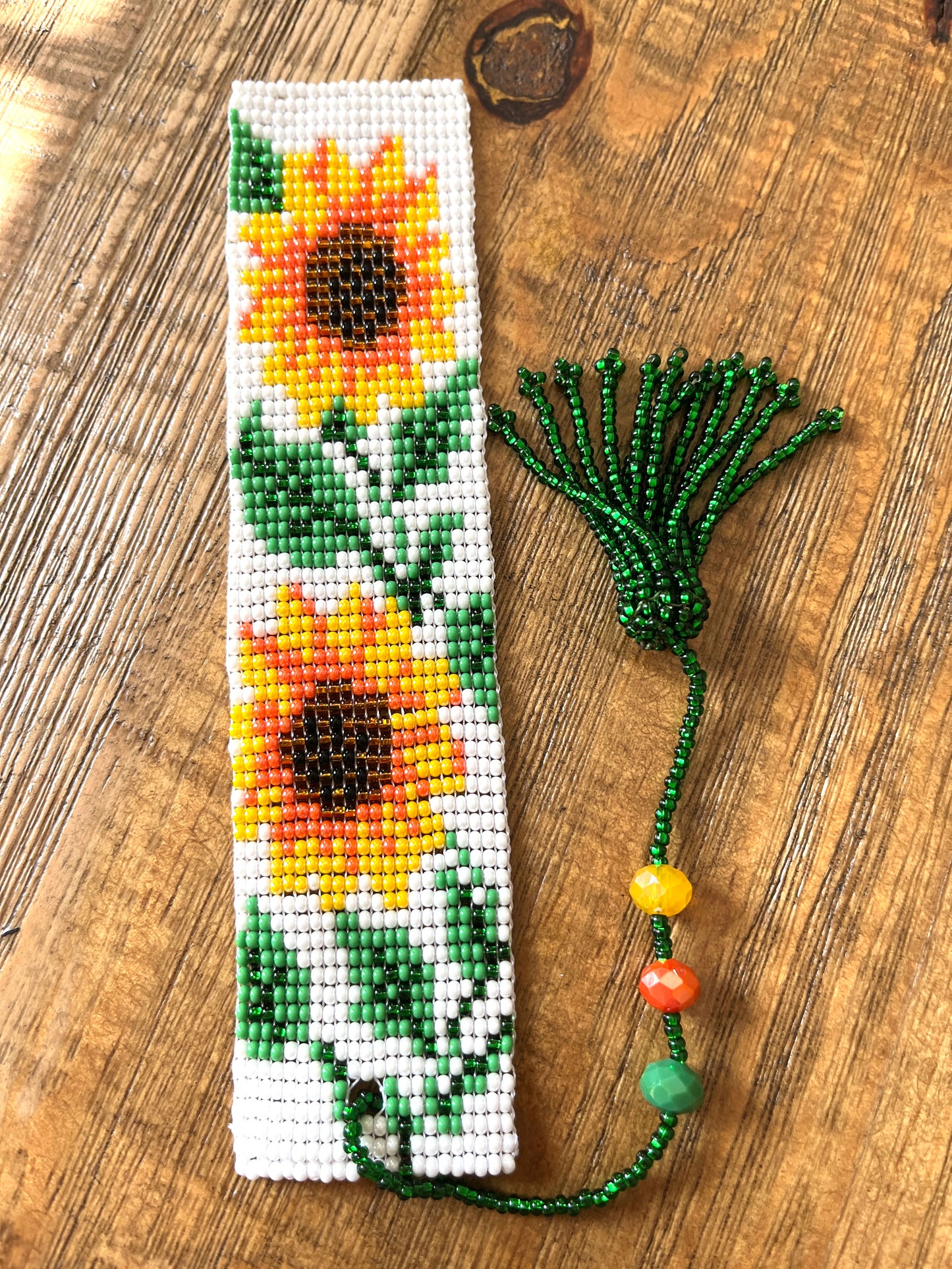 Beaded Bookmark with Tassel (Various colors)