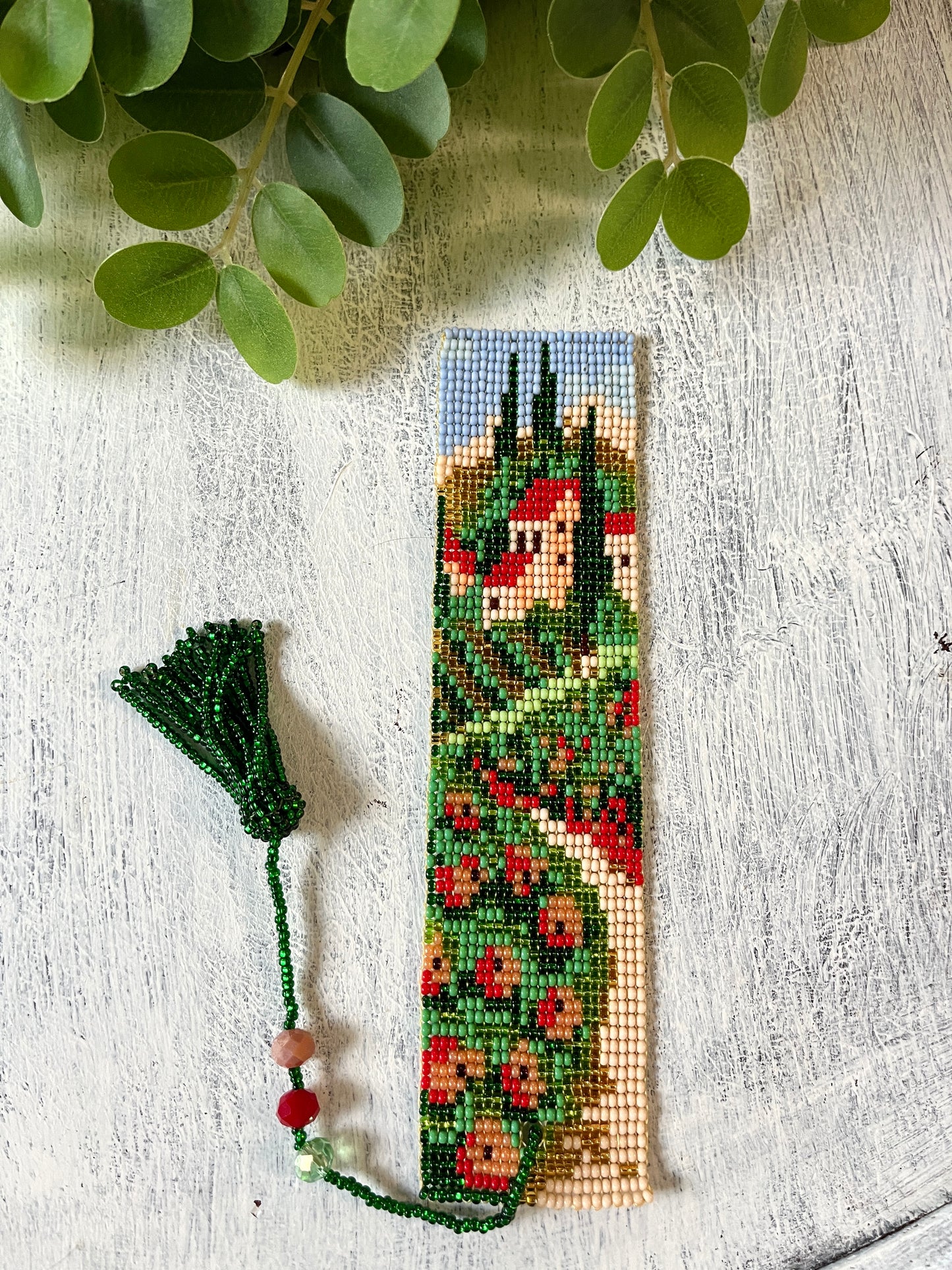 Beaded Bookmark with Tassel (Various colors)