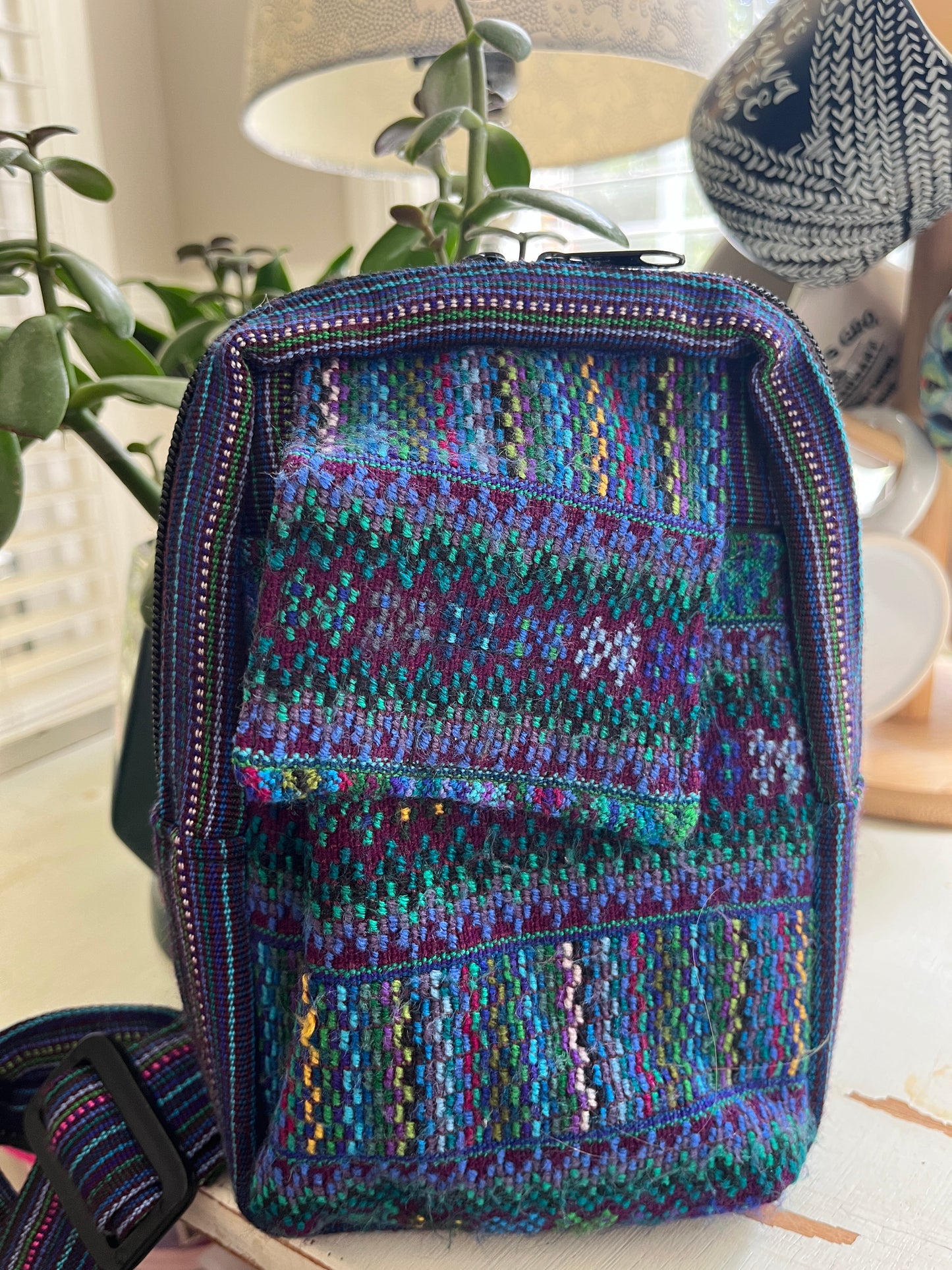 Upcycled Huipil Crossbody Sling Bag