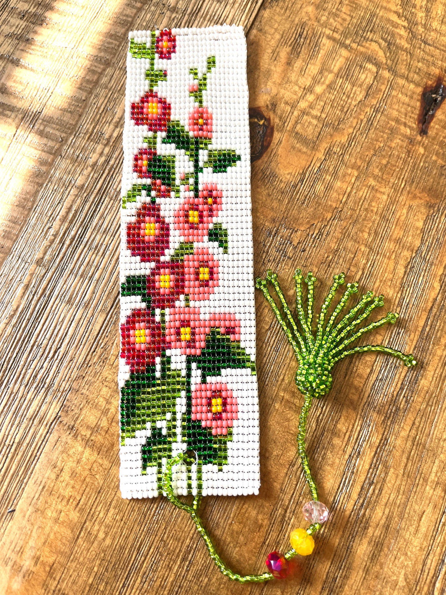 Beaded Bookmark with Tassel (Various colors)