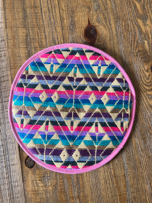 Pink Woven Tortilla Warmer