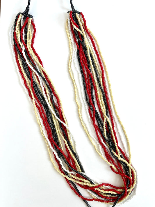 Red Multi María Necklace