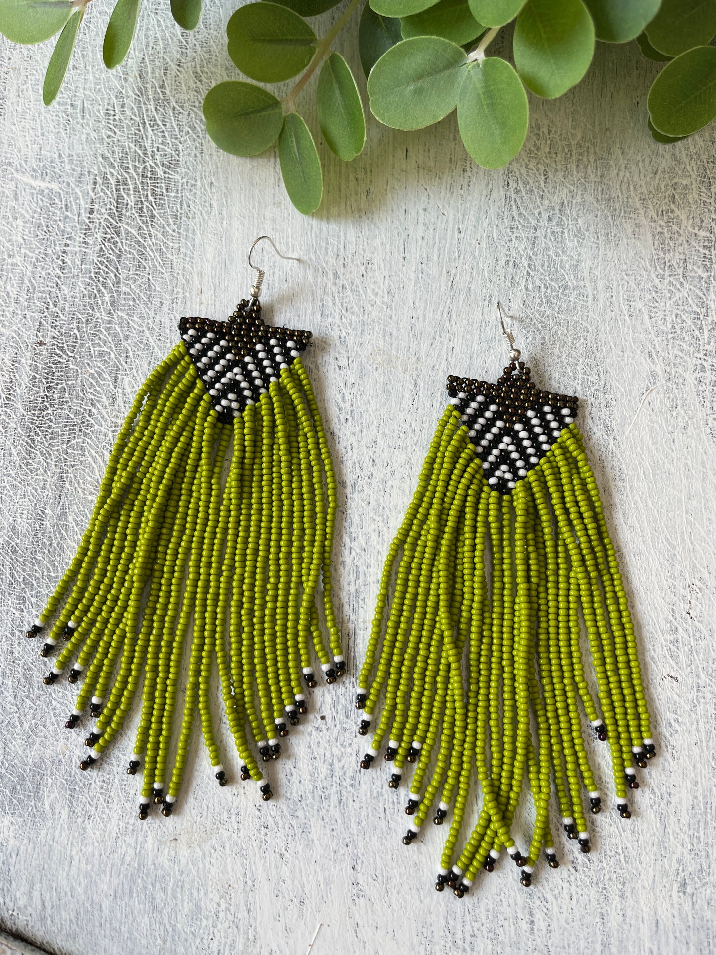 Olive Large Yesi Statement Earrings