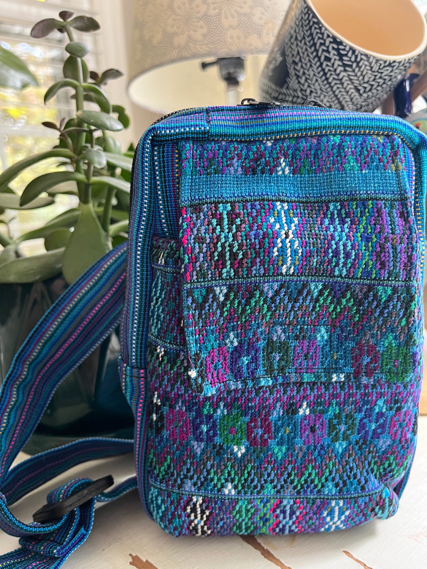 Upcycled Huipil Crossbody Sling Bag