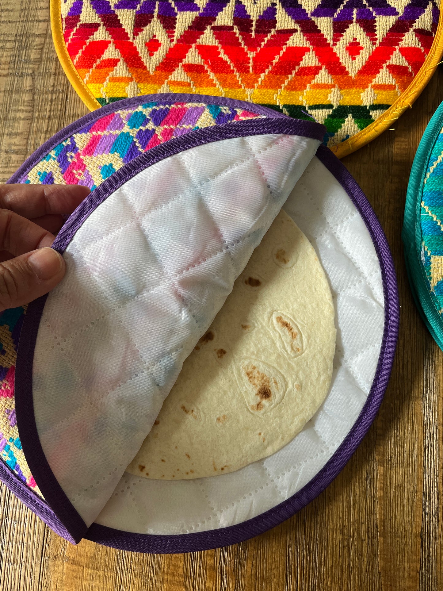 Pink Woven Tortilla Warmer