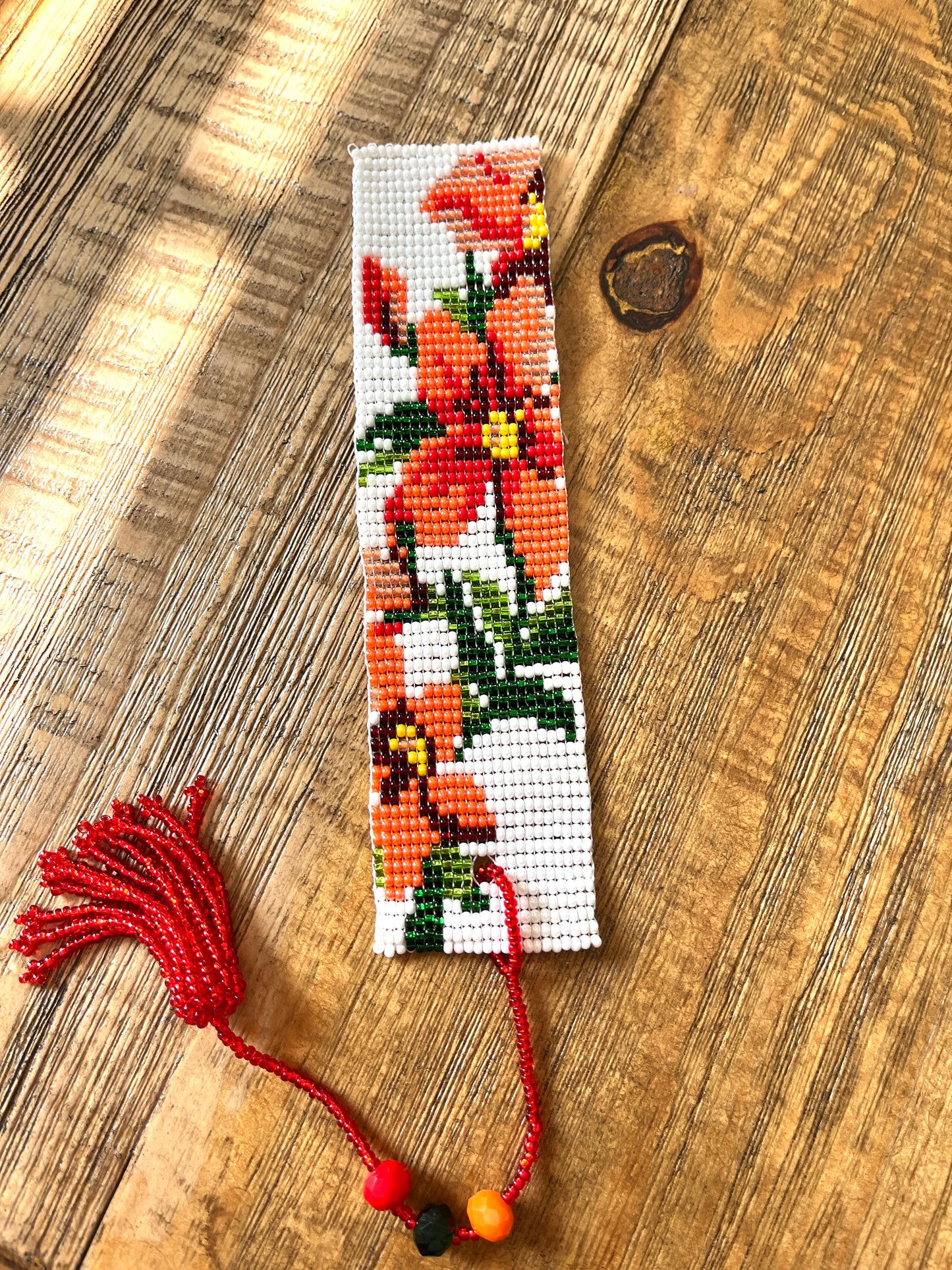 Beaded Bookmark with Tassel (Various colors)