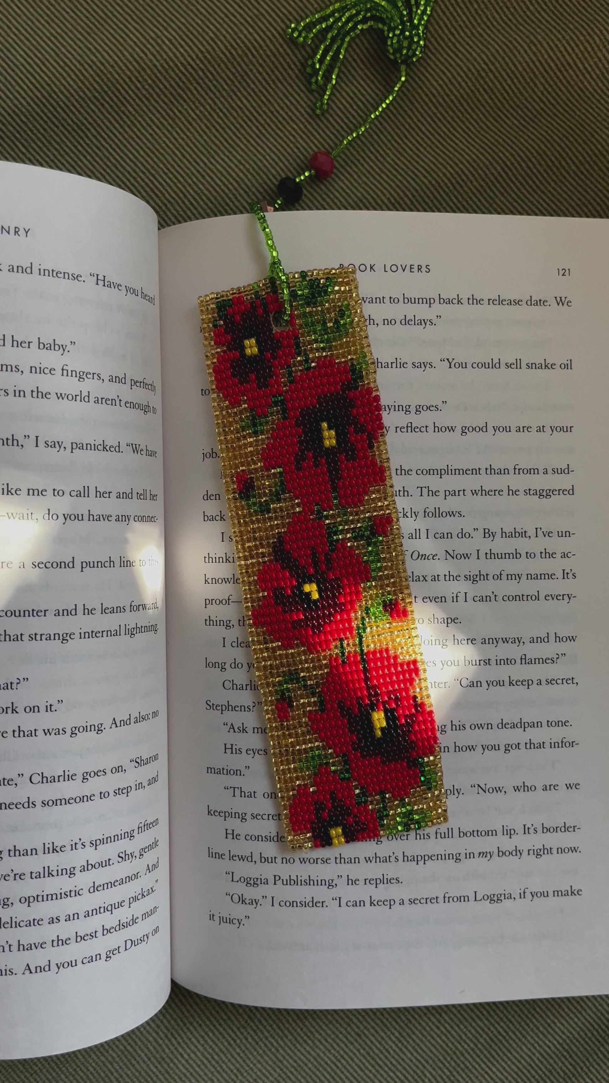 How to Make a Tassel and Beaded Bookmark