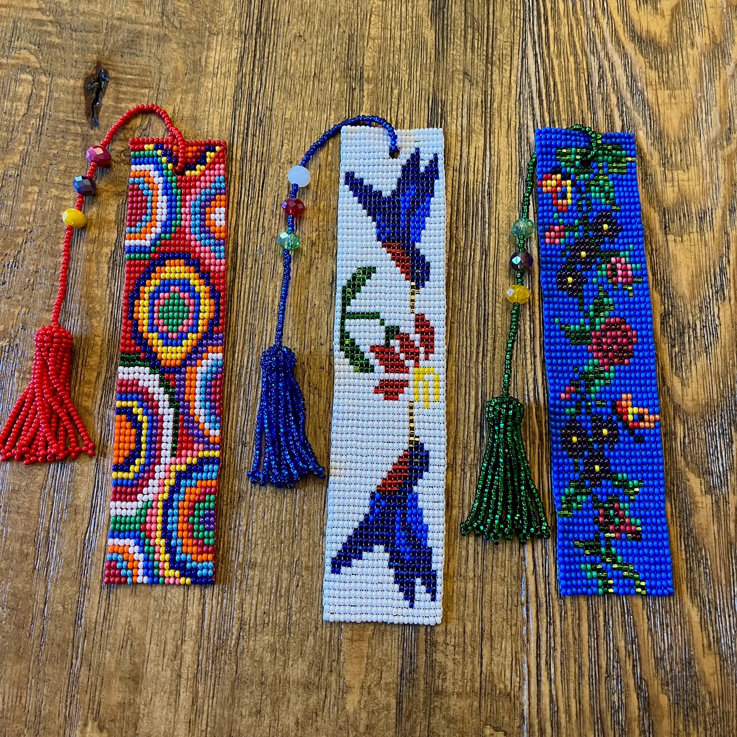 Beaded Bookmark with Tassel (Various colors)