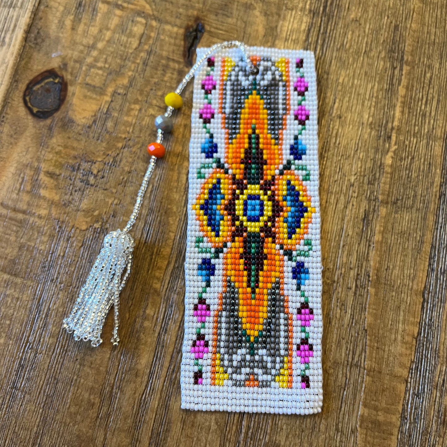 Beaded Bookmark with Tassel (Various colors)