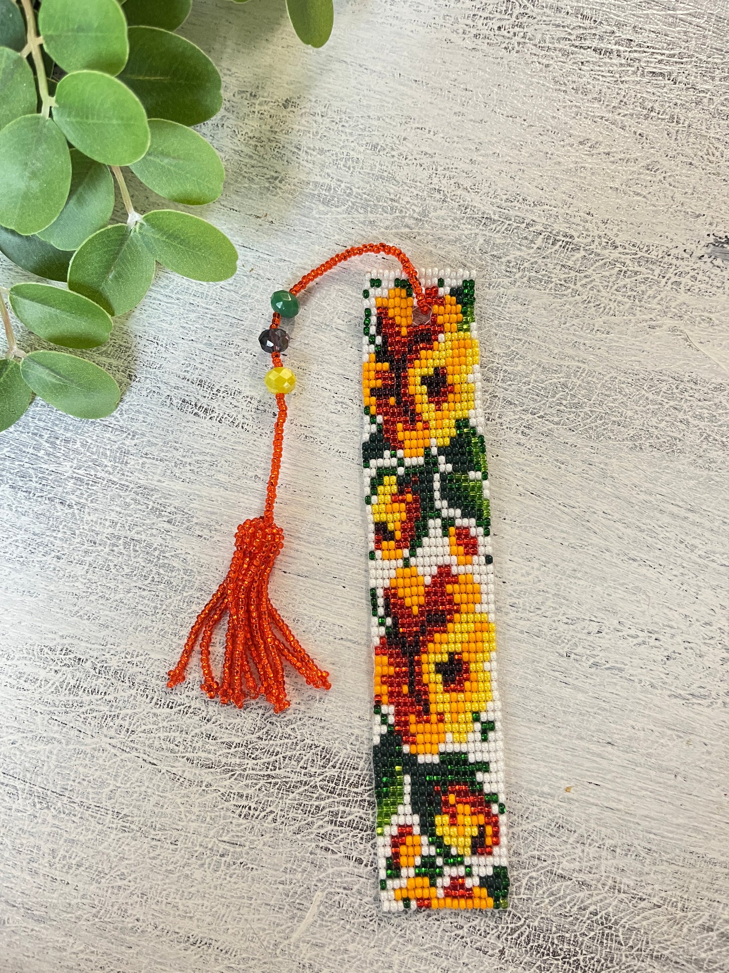 Beaded Bookmark with Tassel (Various colors)