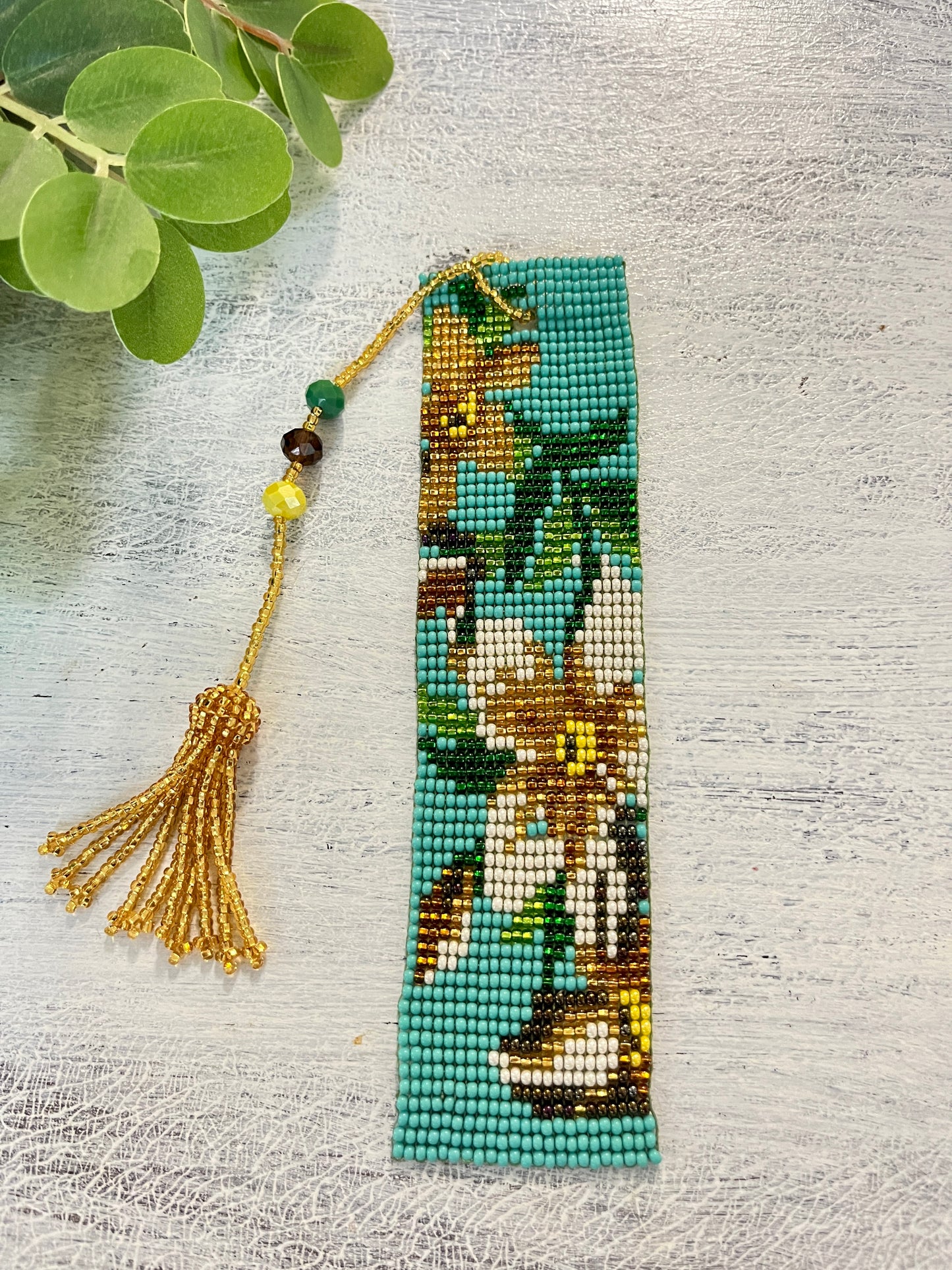 Beaded Bookmark with Tassel (Various colors)