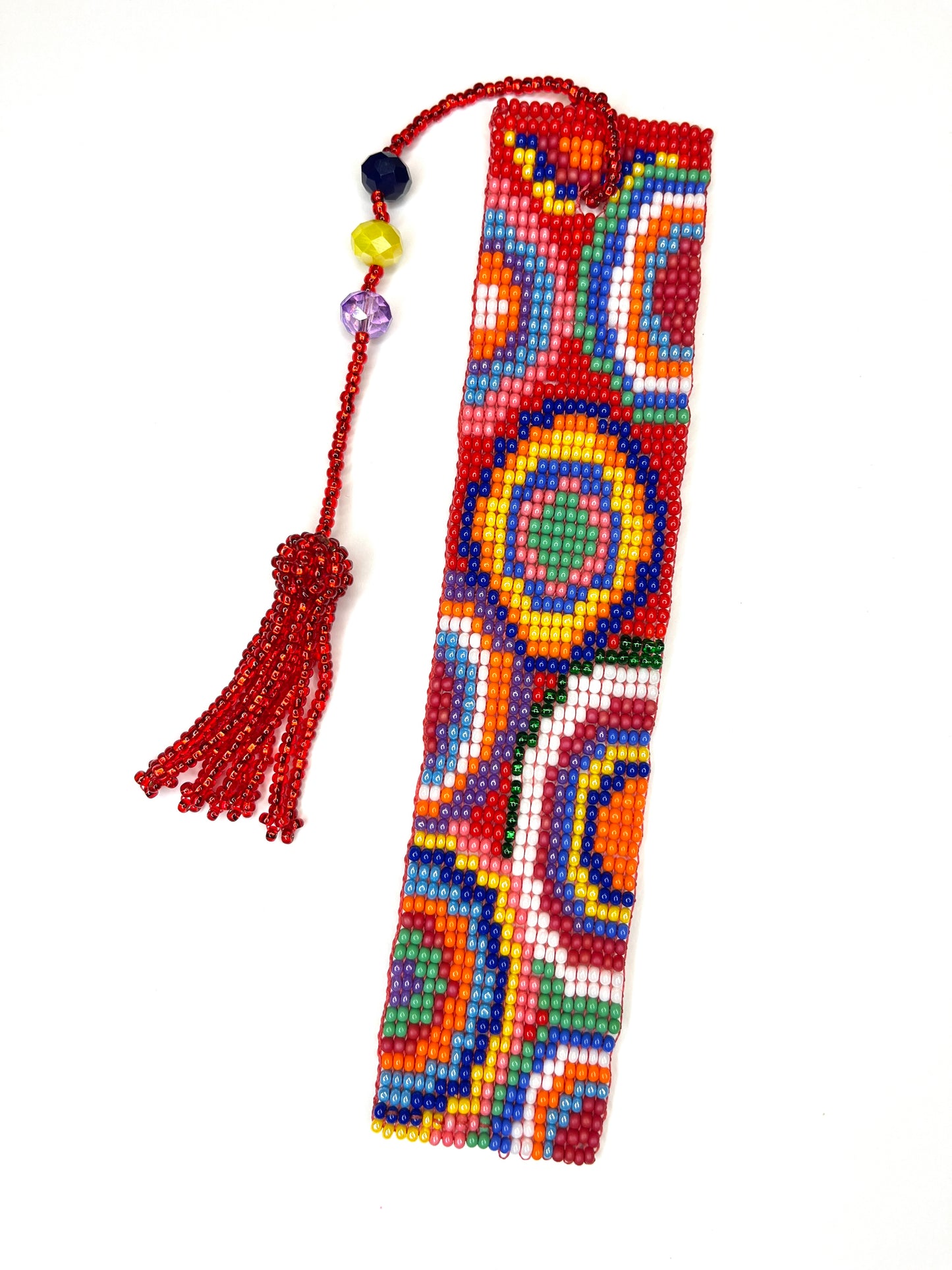 Beaded Bookmark with Tassel (Various colors)