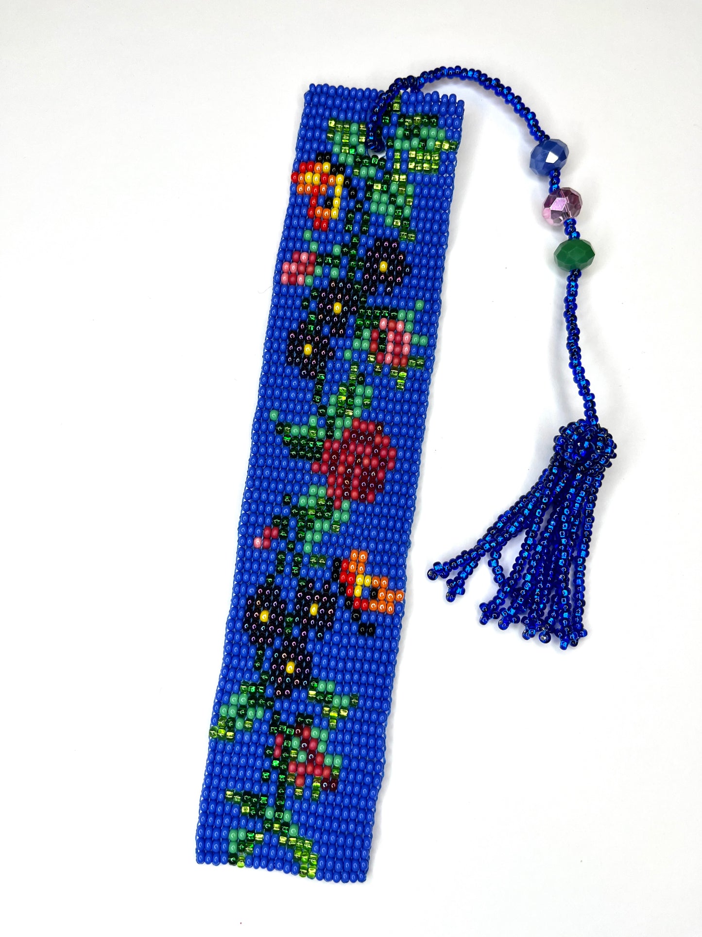 Beaded Bookmark with Tassel (Various colors)