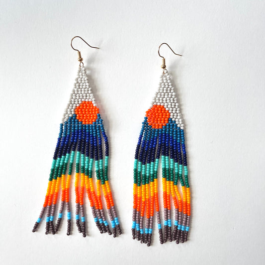 Blue Ridge Sunset Earrings