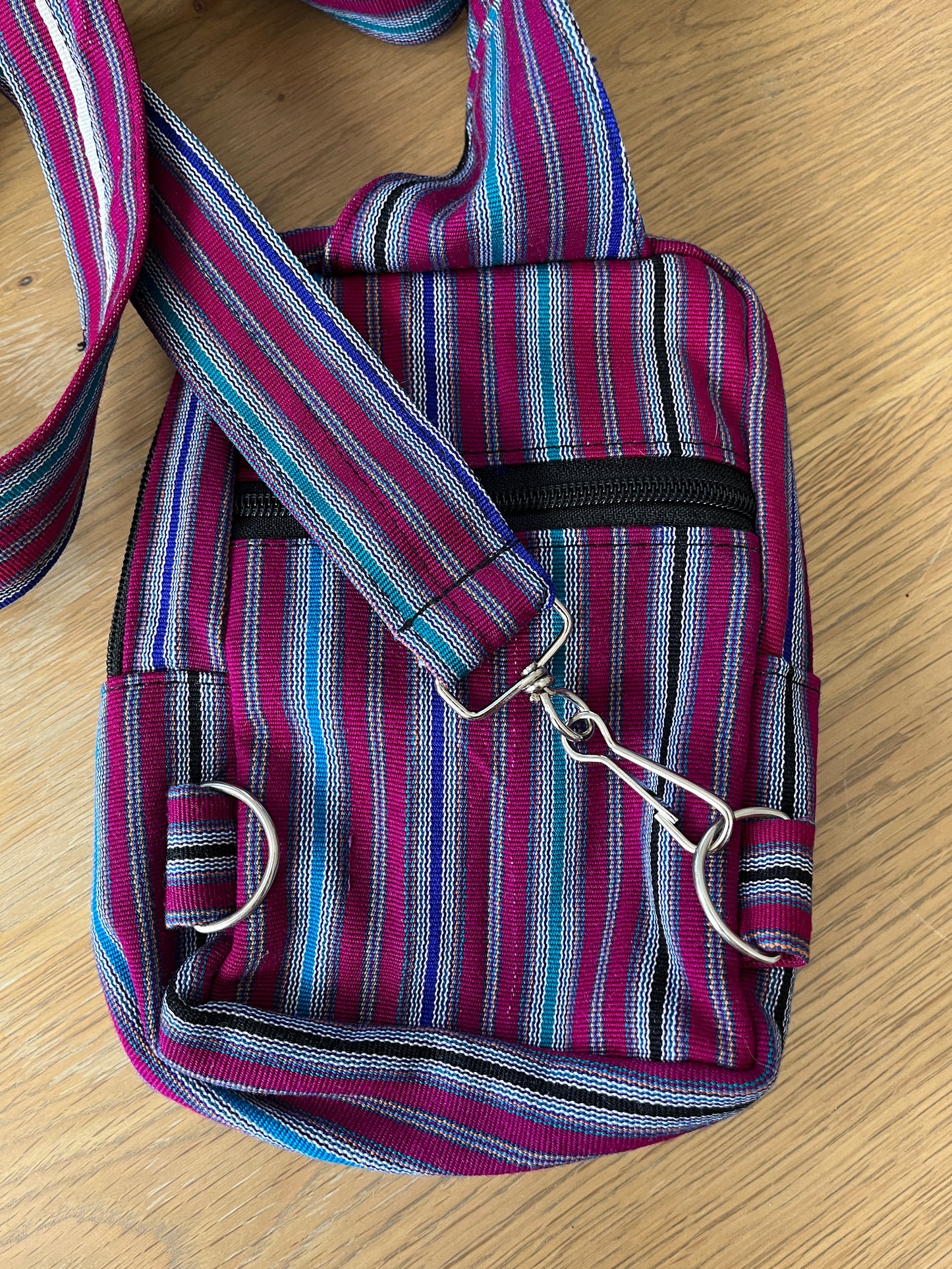 Upcycled Huipil Crossbody Sling Bag