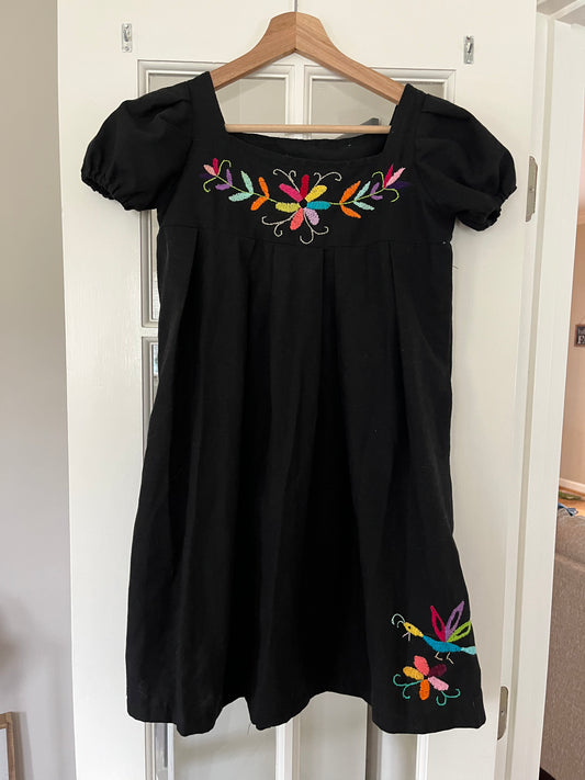 Otomí Embroidered Children’s Dress