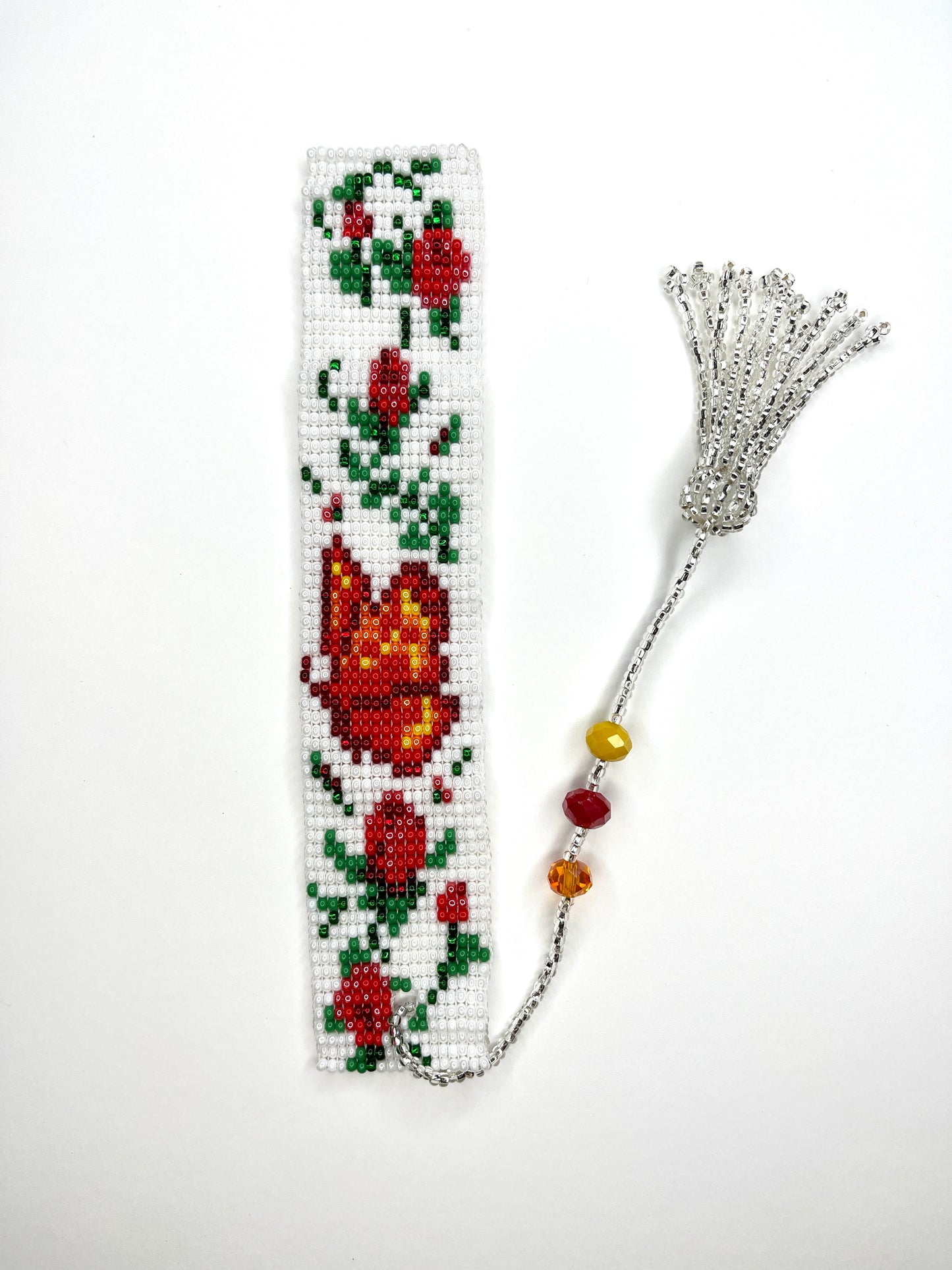 Beaded Bookmark with Tassel (Various colors)