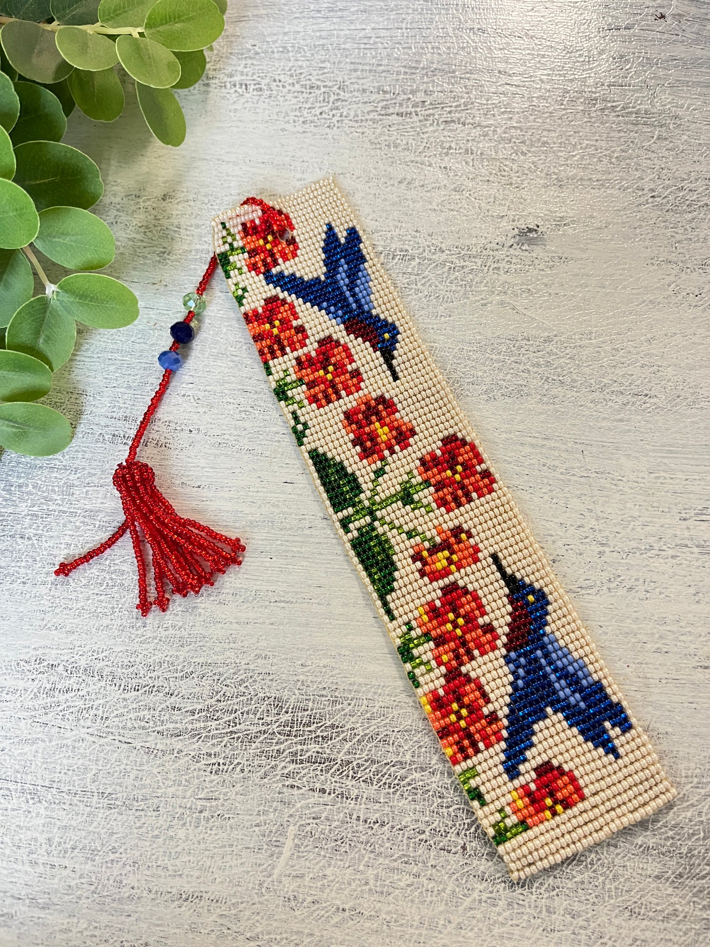 Beaded Bookmark with Tassel (Various colors)